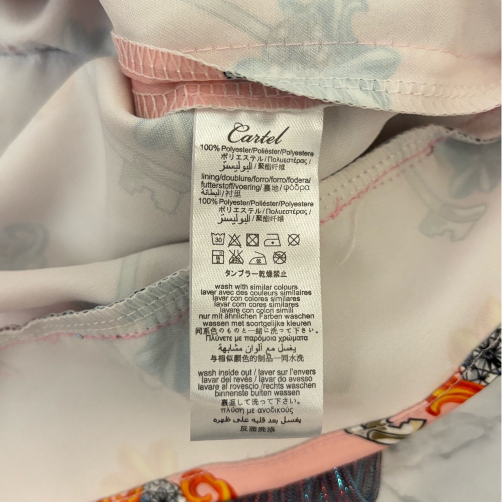 Cartel Uniquely Different Girls Dress Sz 4 Lace Tiered Pink Keys Back Zip​ - Picture 10 of 10